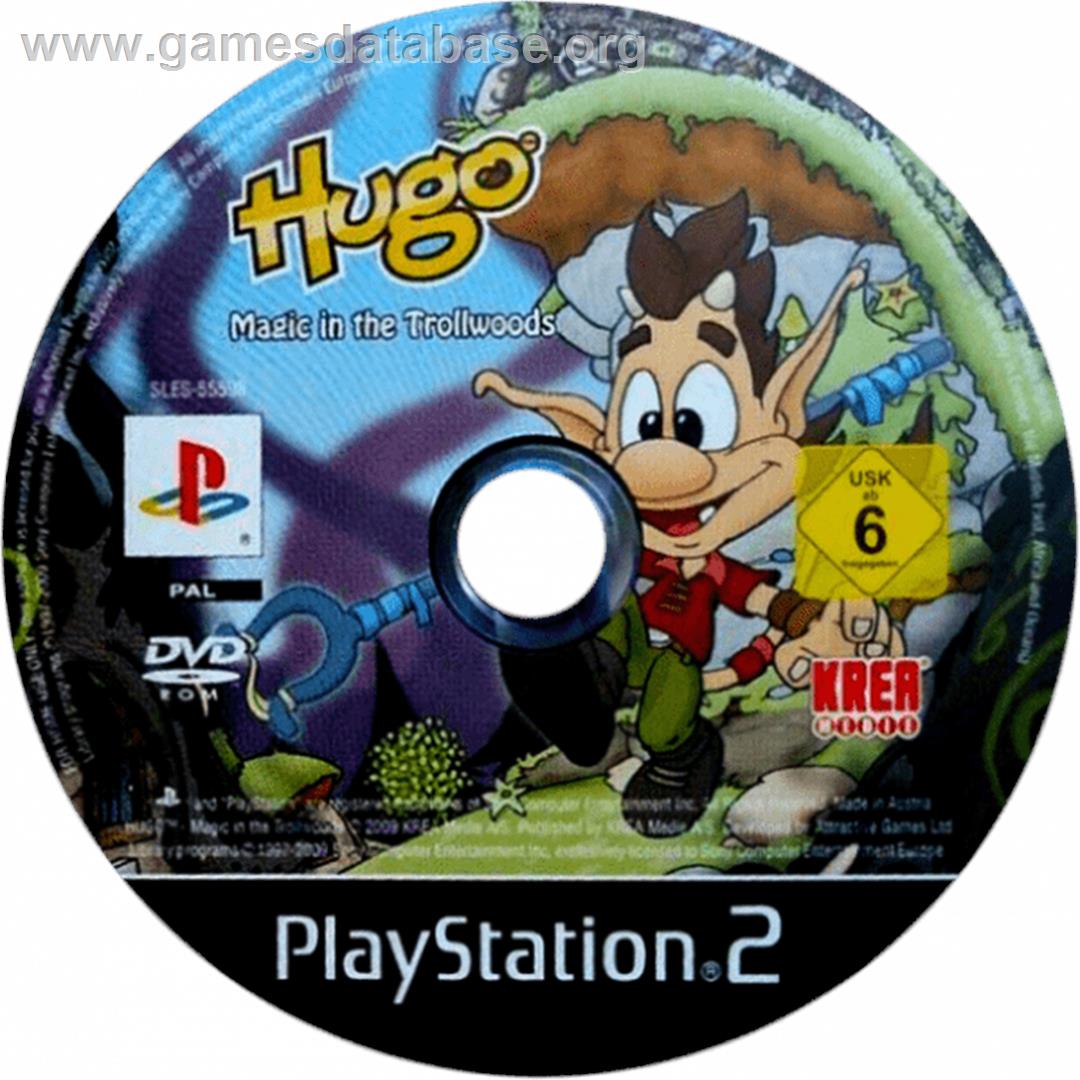 Hugo - Magic In The Trollwoods - Sony Playstation 2 - Artwork - Cartridge